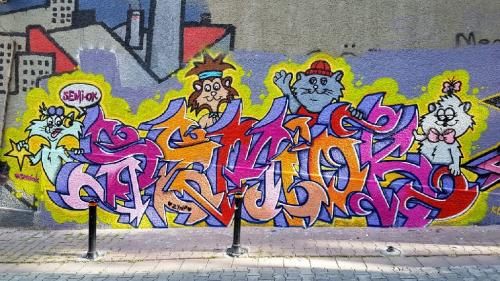 Graffiti Yazıları - 3D Graffiti - Duvar Ressamı - Grafiti - Çizgi Karakter Grafiti - Grafitici Aranıyor